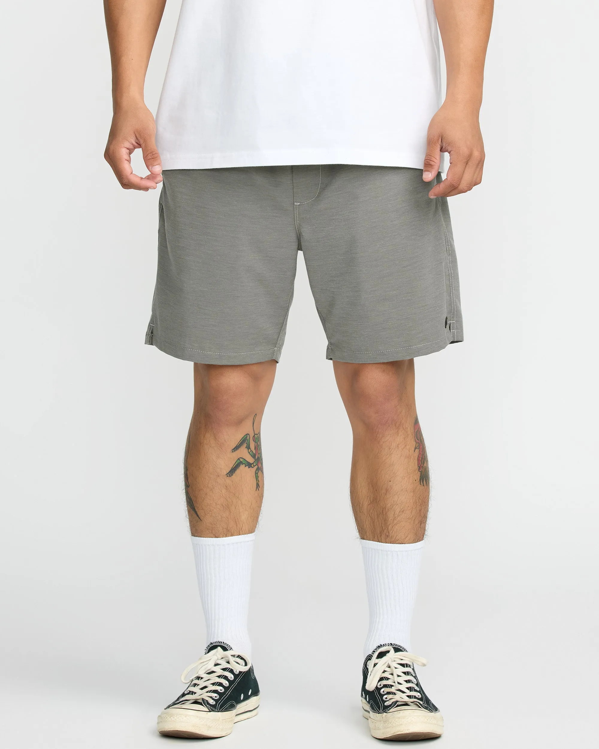 Surftrek Transit Elastic 17" Hybrid Shorts - Pewter sold by Billabong