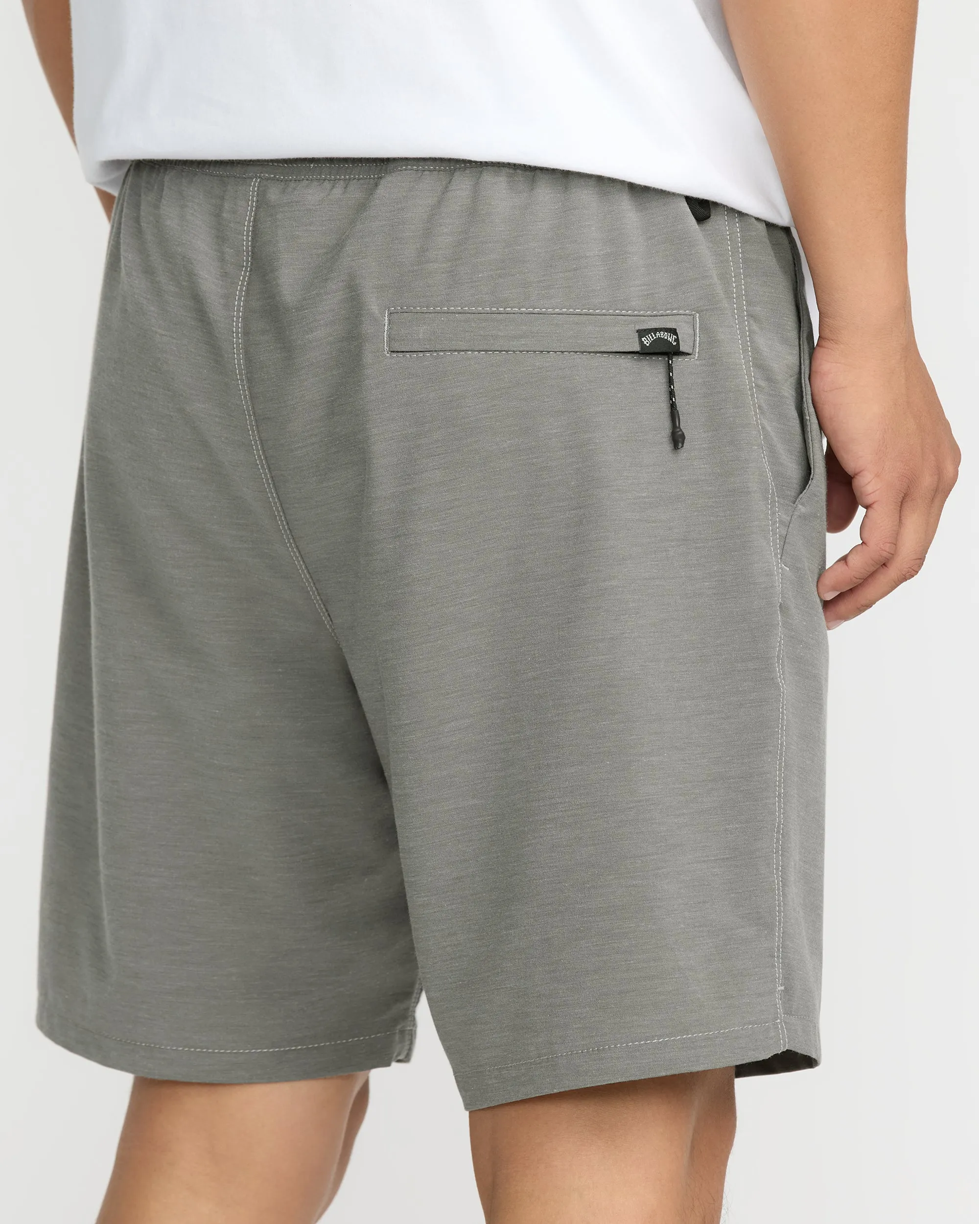 Surftrek Transit Elastic 17" Hybrid Shorts - Pewter sold by Billabong product image thumbnail 5
