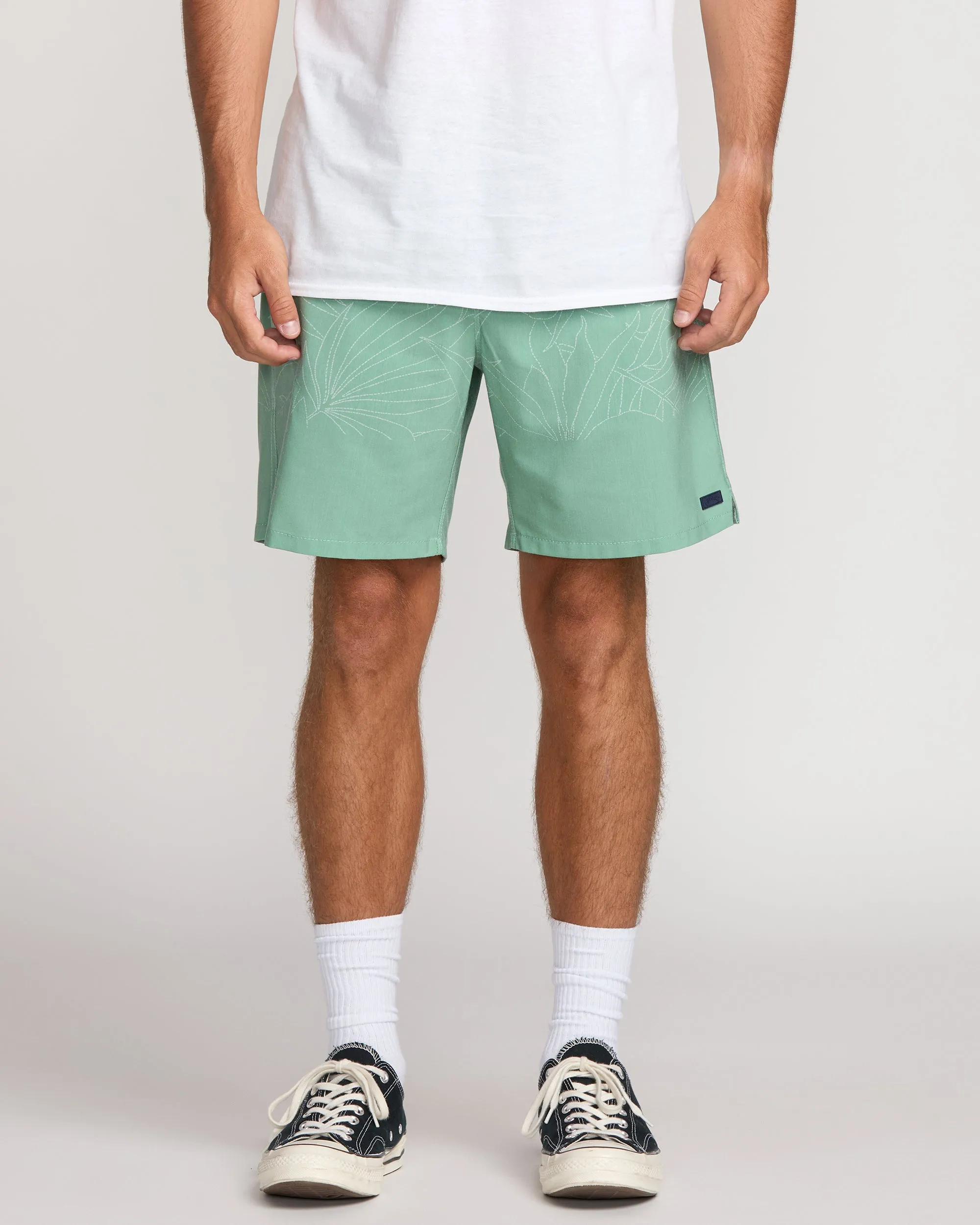 Surftrek Transit Elastic 17" Hybrid Shorts - Mist Green sold by Billabong