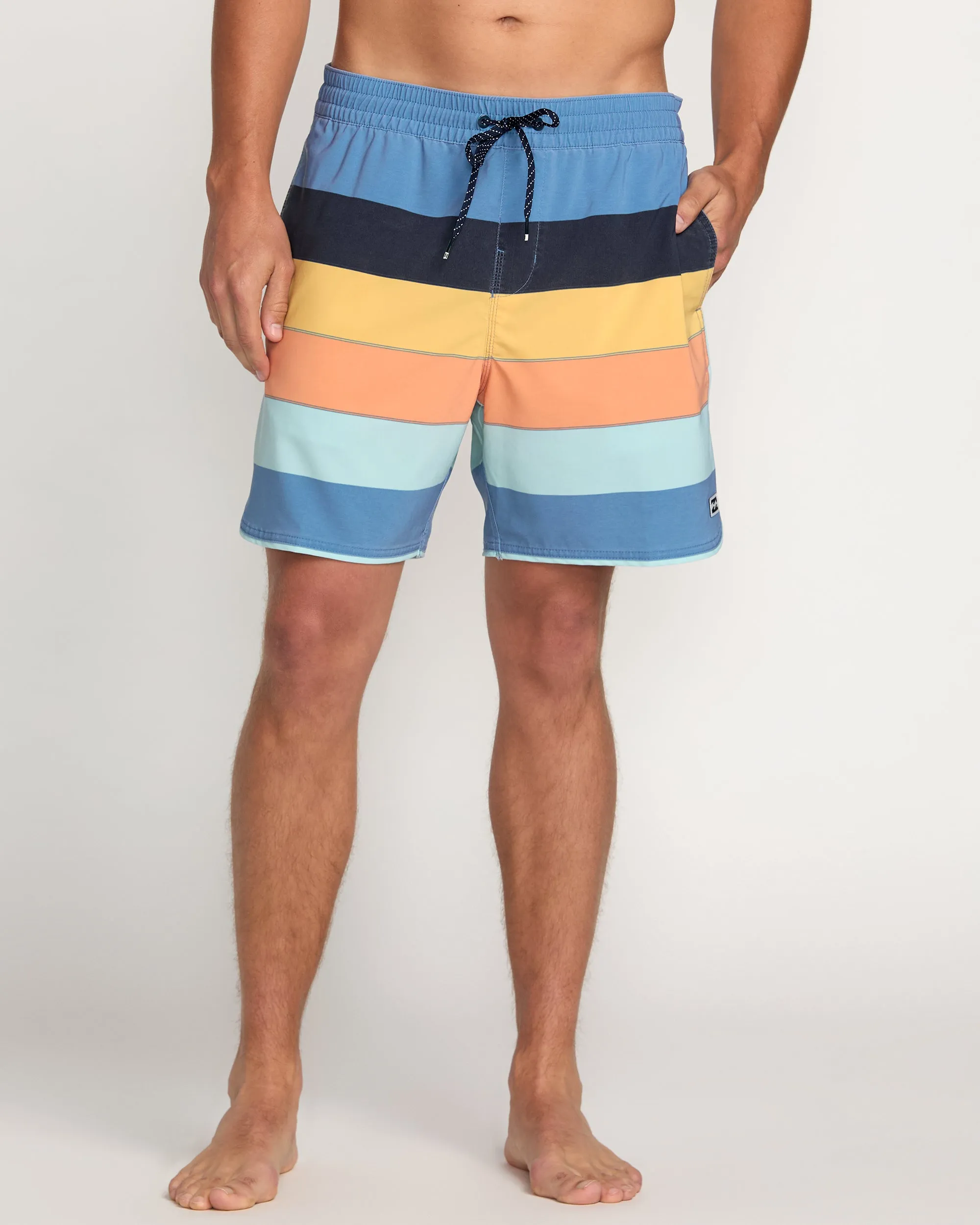 Sandbar Laybacks 17" Trunks - Carolina Blue sold by Billabong