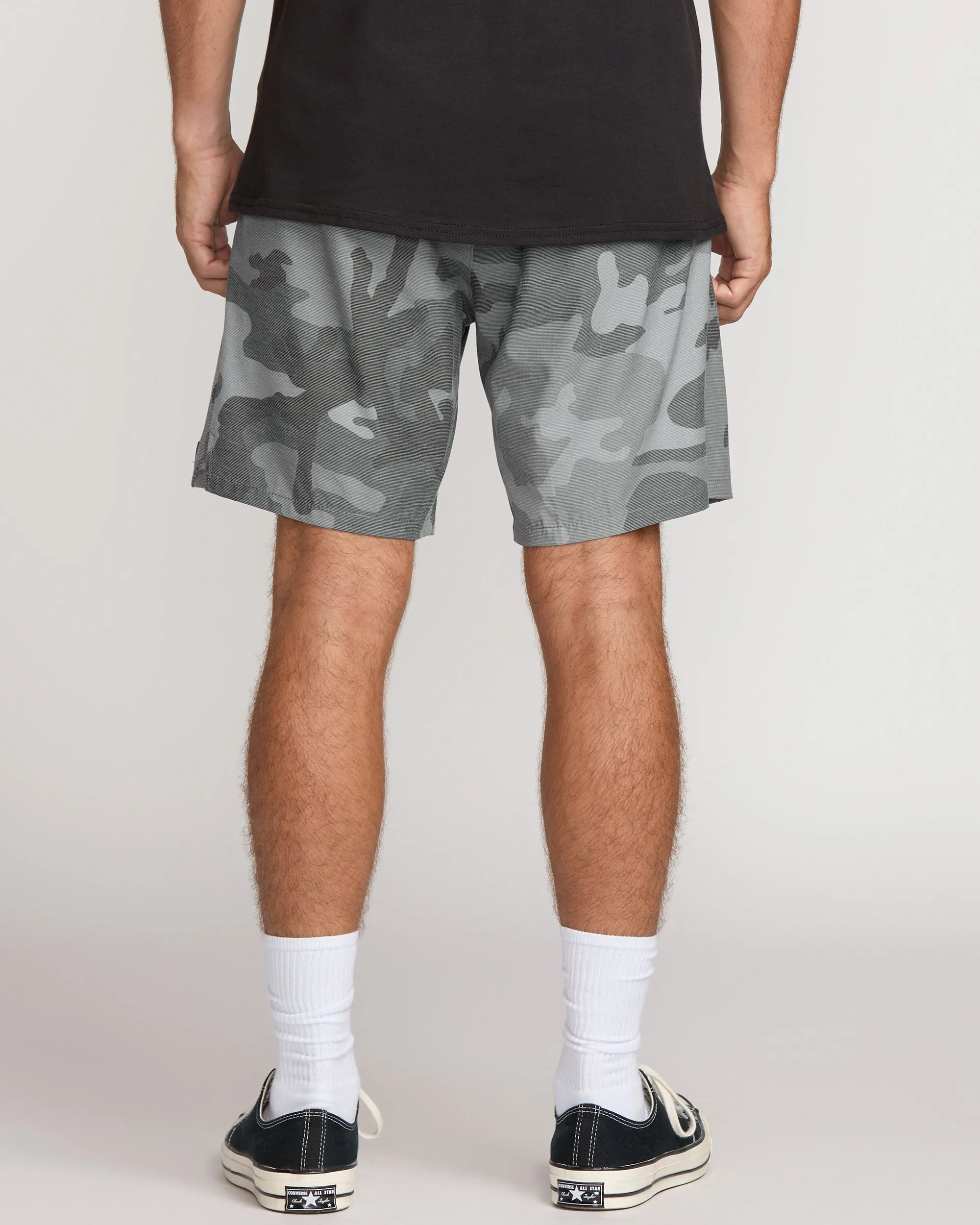 Crossfire Elastic Submersible 18" Hybrid Shorts - Black Camo sold by Billabong product image thumbnail 2