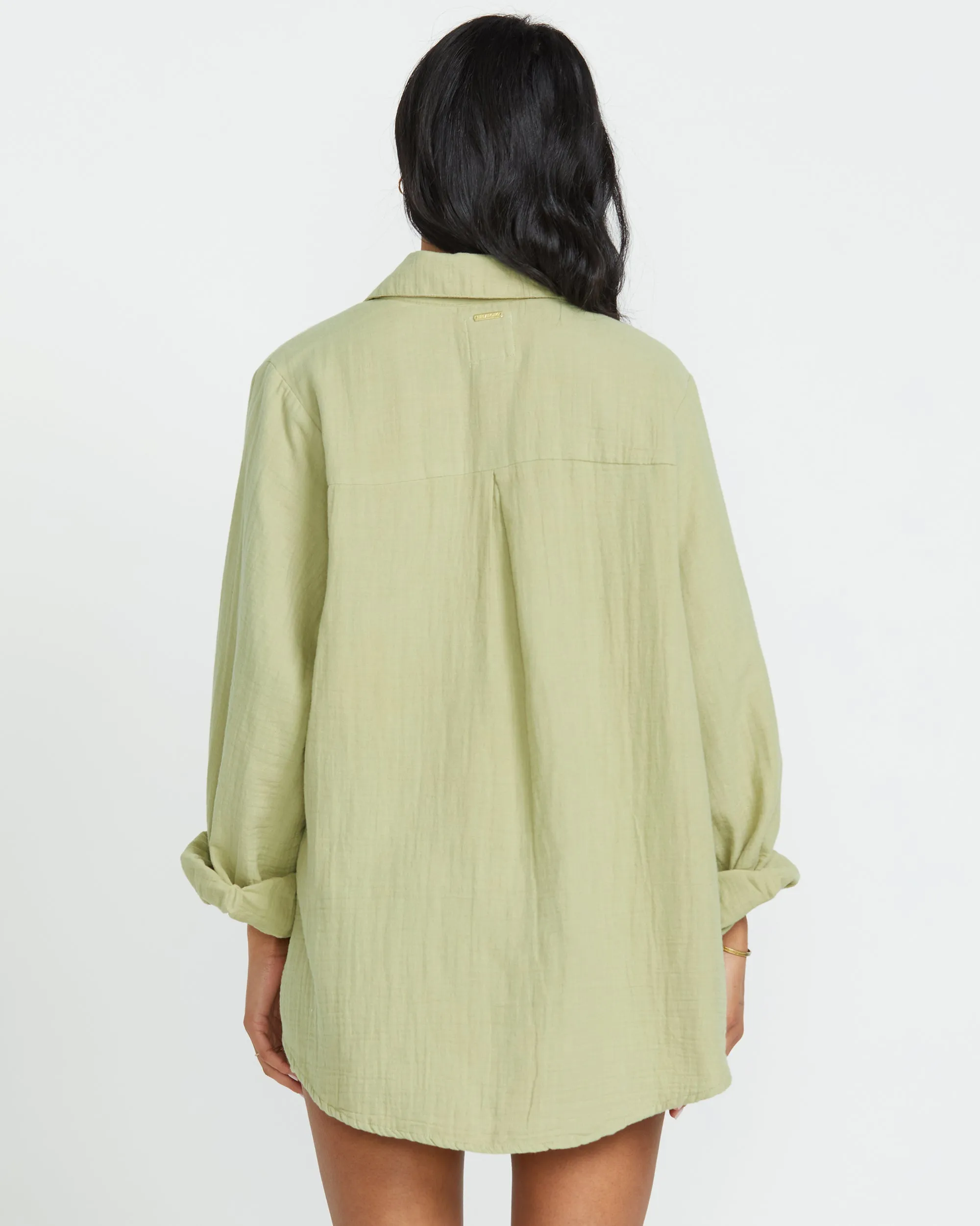 Sweet Swell Long Sleeve Shirt - Avocado sold by Billabong product image thumbnail 2