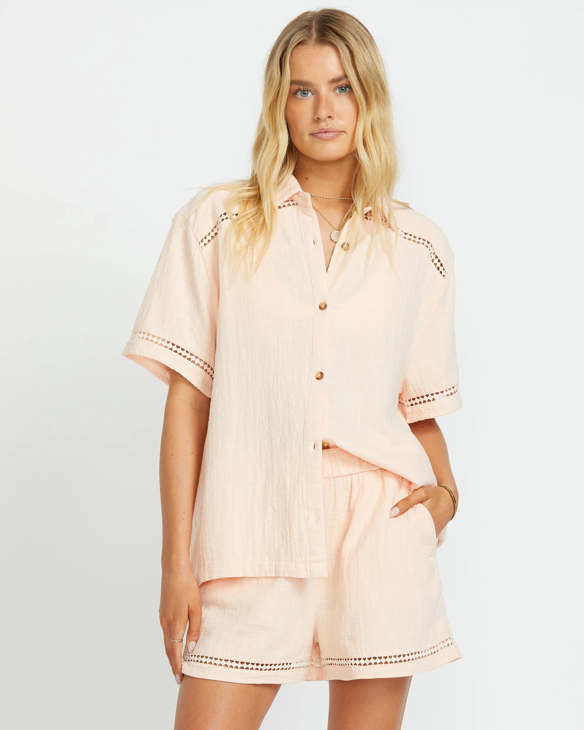 Summers End Shorts - Soft Peach sold by Billabong product image thumbnail 2