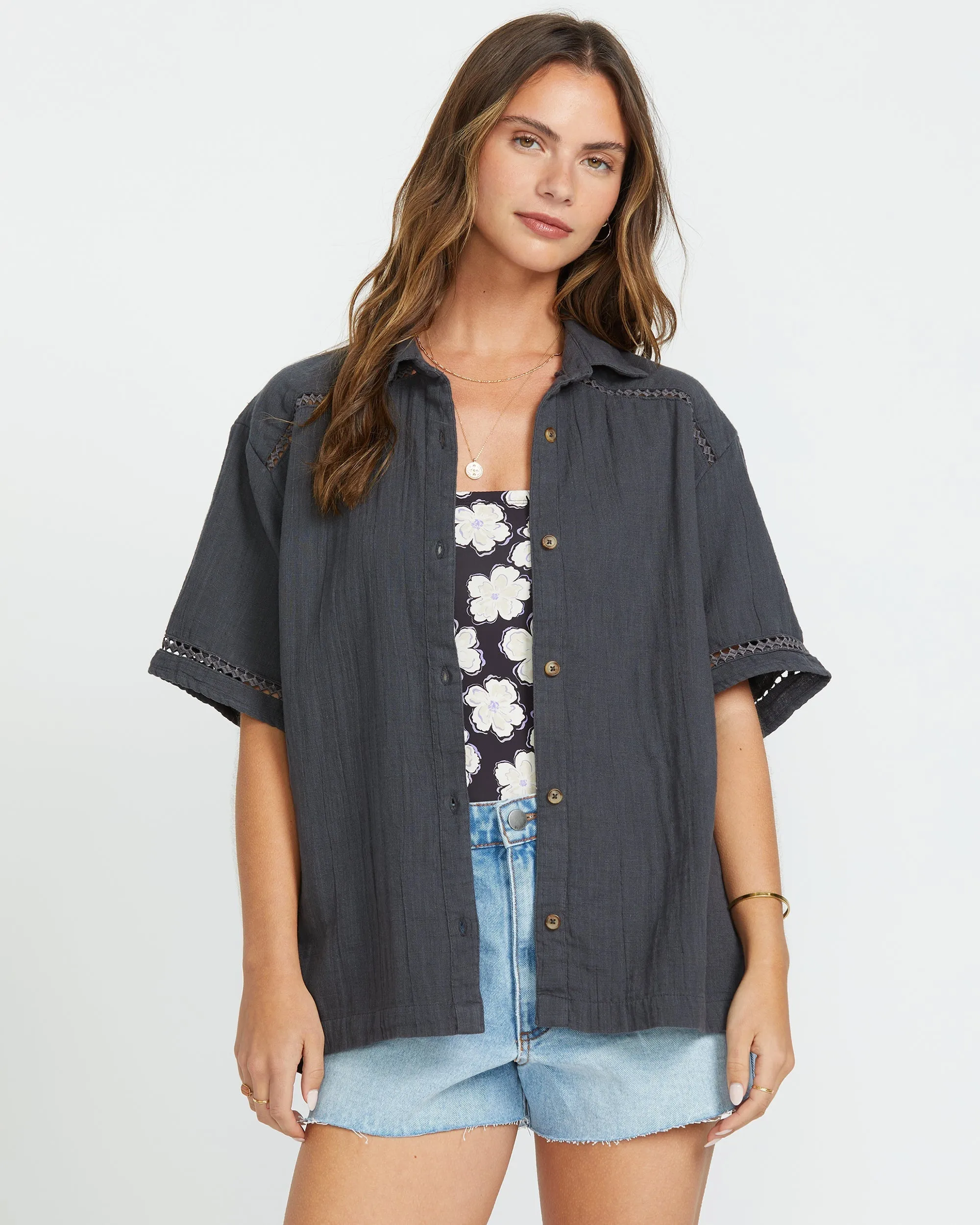 Summers End Short Sleeve Shirt - Black Sands sold by Billabong product image thumbnail 2