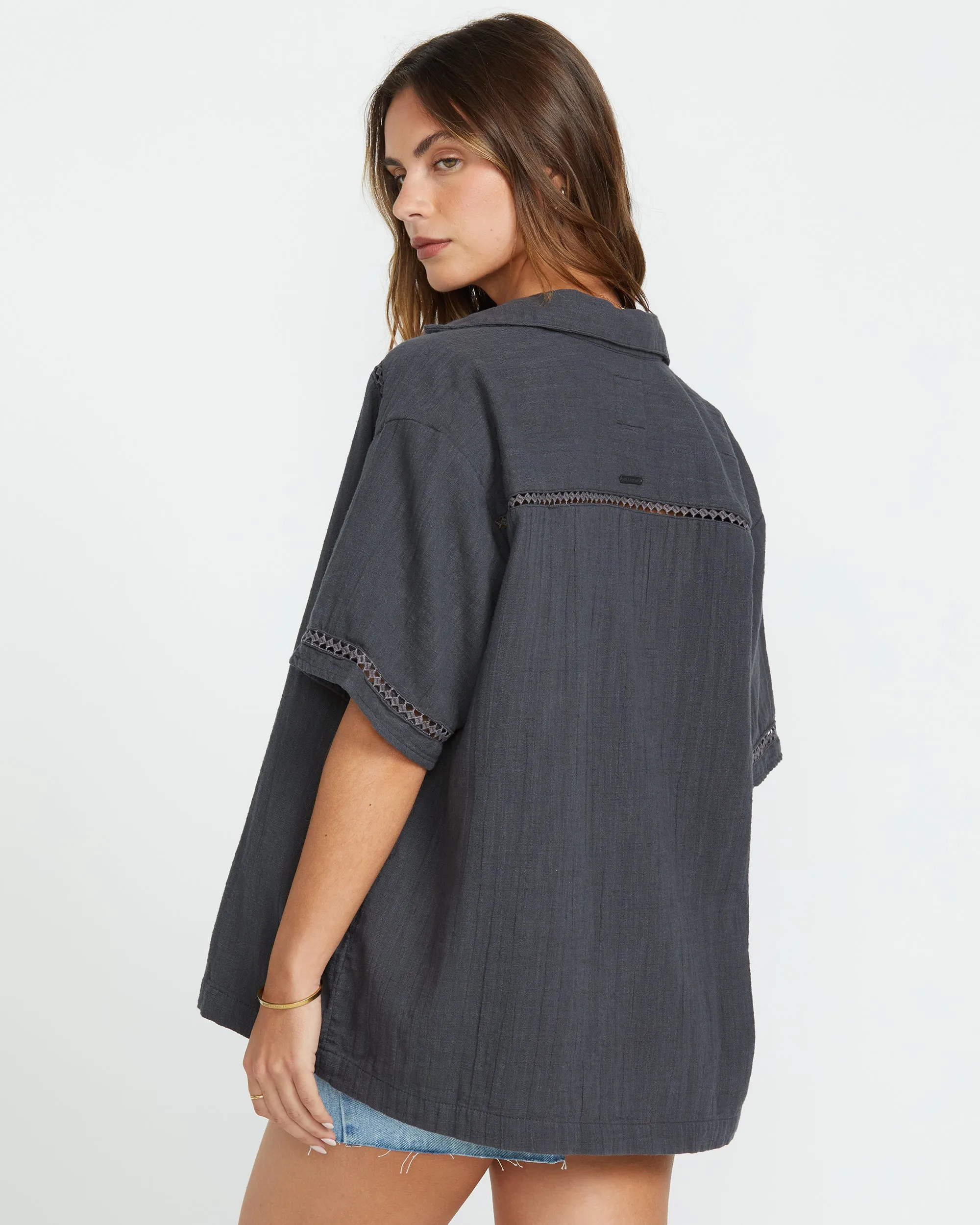 Summers End Short Sleeve Shirt - Black Sands sold by Billabong product image thumbnail 3