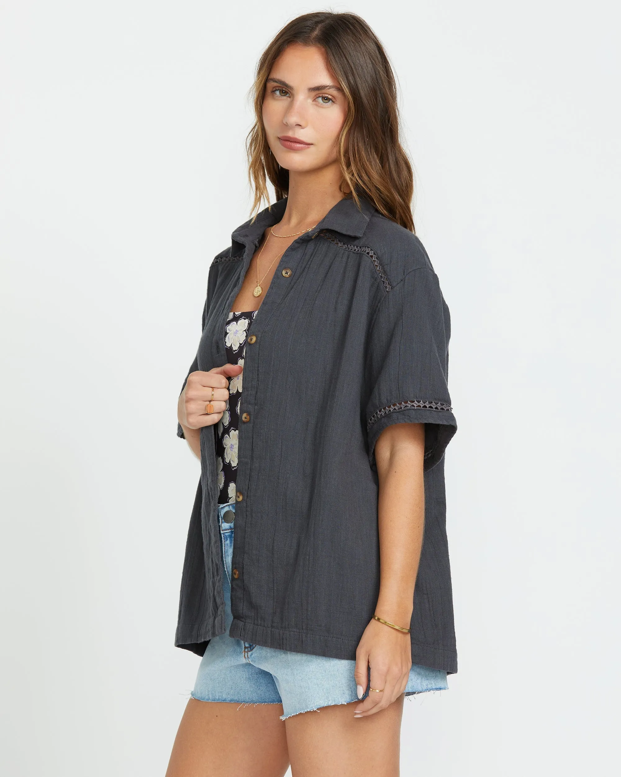 Summers End Short Sleeve Shirt - Black Sands sold by Billabong product image thumbnail 4