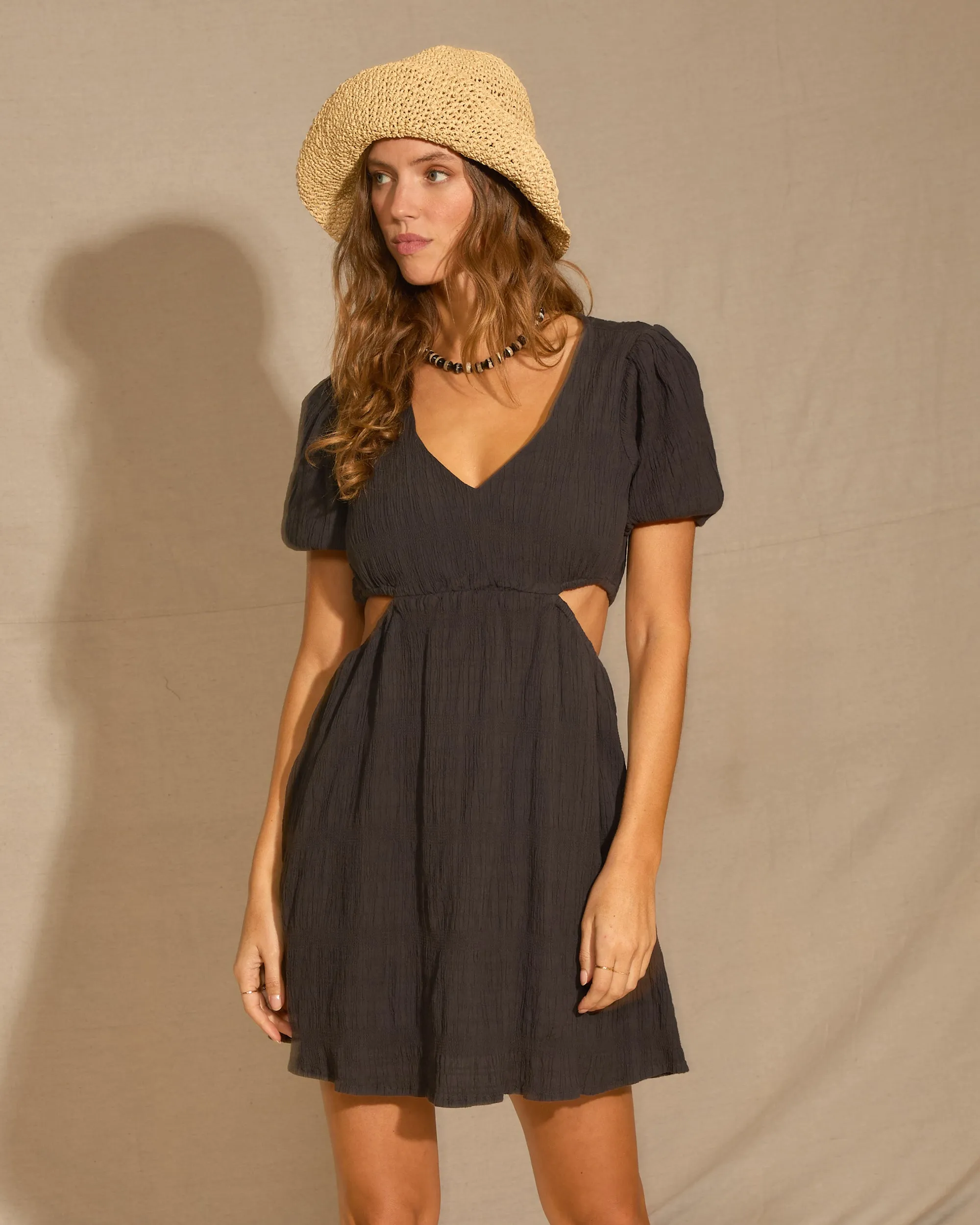 Isn't She Sweet Dress - Black Sands sold by Billabong