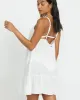 Beach Vibes Beach Coverup Dress - Salt Crystal sold by Billabong