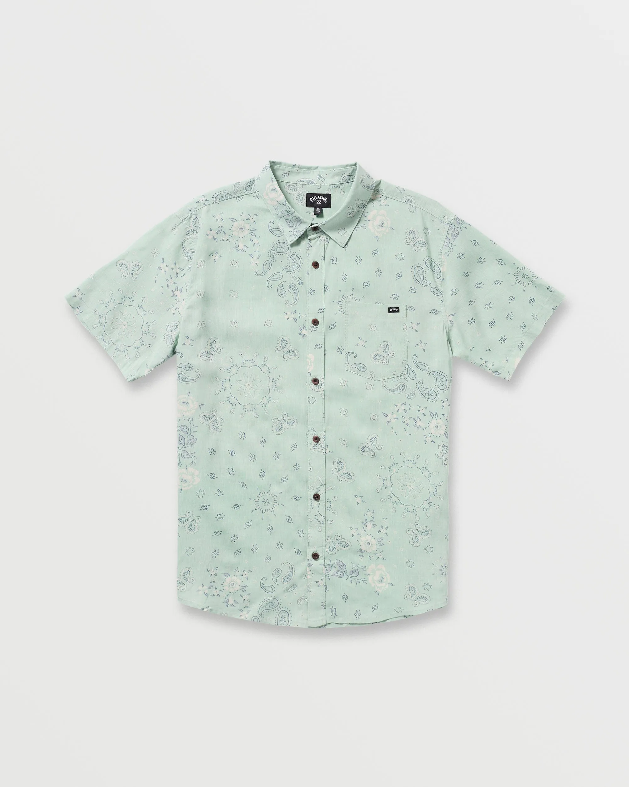 Sundays Short Sleeve Shirt - Mist Green sold by Billabong product image thumbnail 3