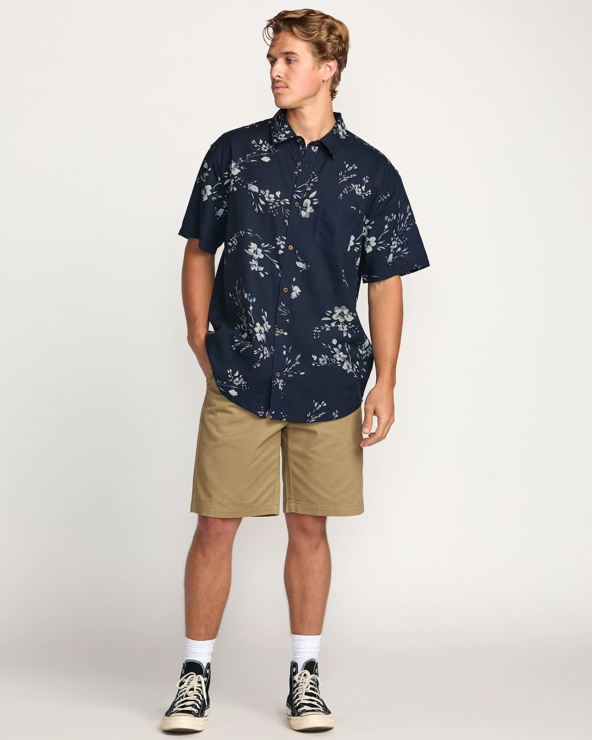 Sundays Short Sleeve Shirt - Dark Navy sold by Billabong product image thumbnail 5