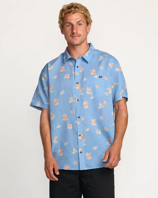 Sundays Mini Short Sleeve Shirt - Carolina Blue sold by Billabong