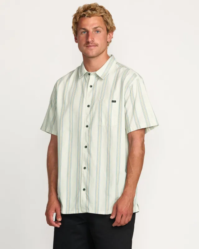 Sundays Jacquard Short Sleeve Shirt - Silver sold by Billabong