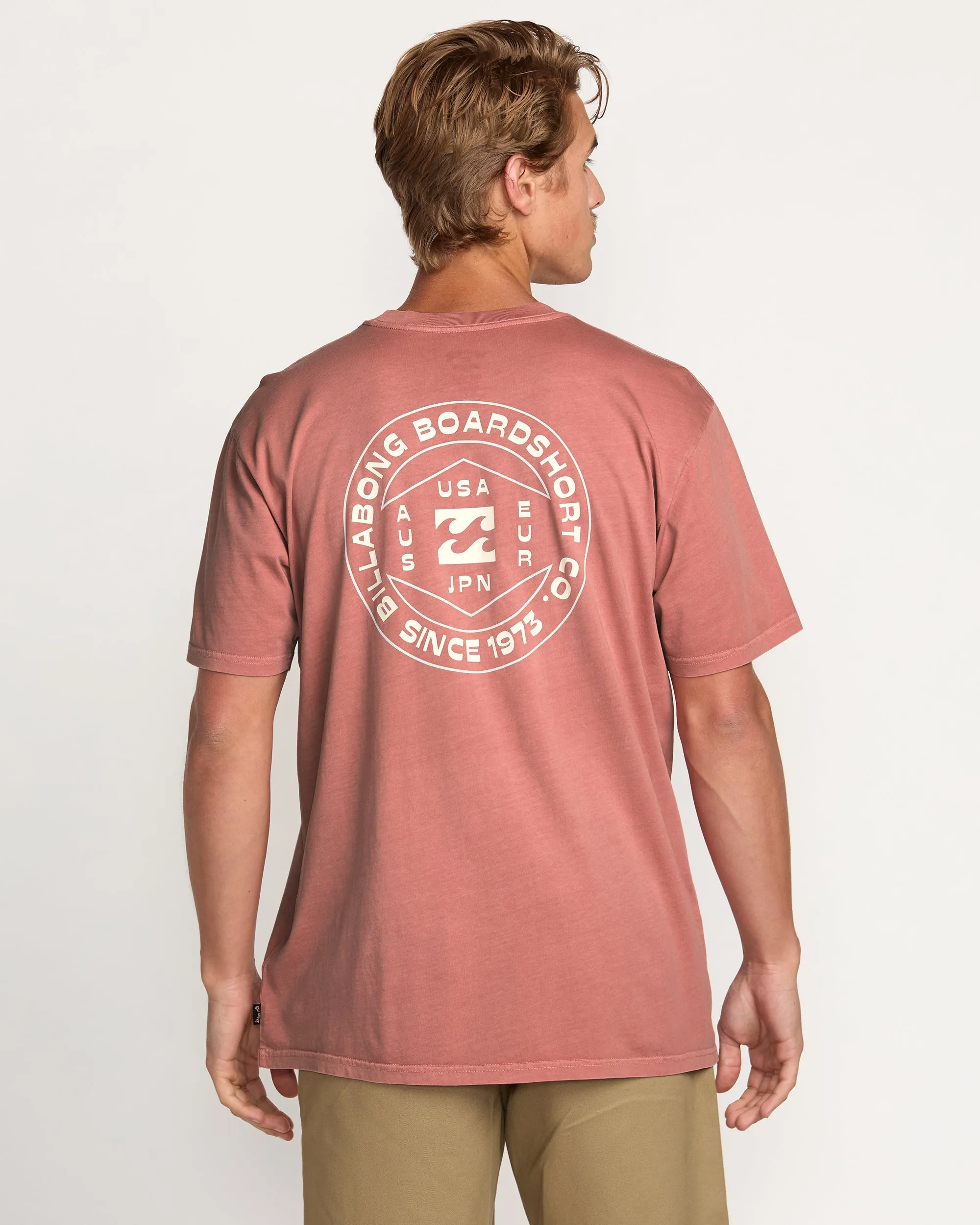 Rotation Premium Wave Wash Tee - Dusty Rose sold by Billabong product image thumbnail 2