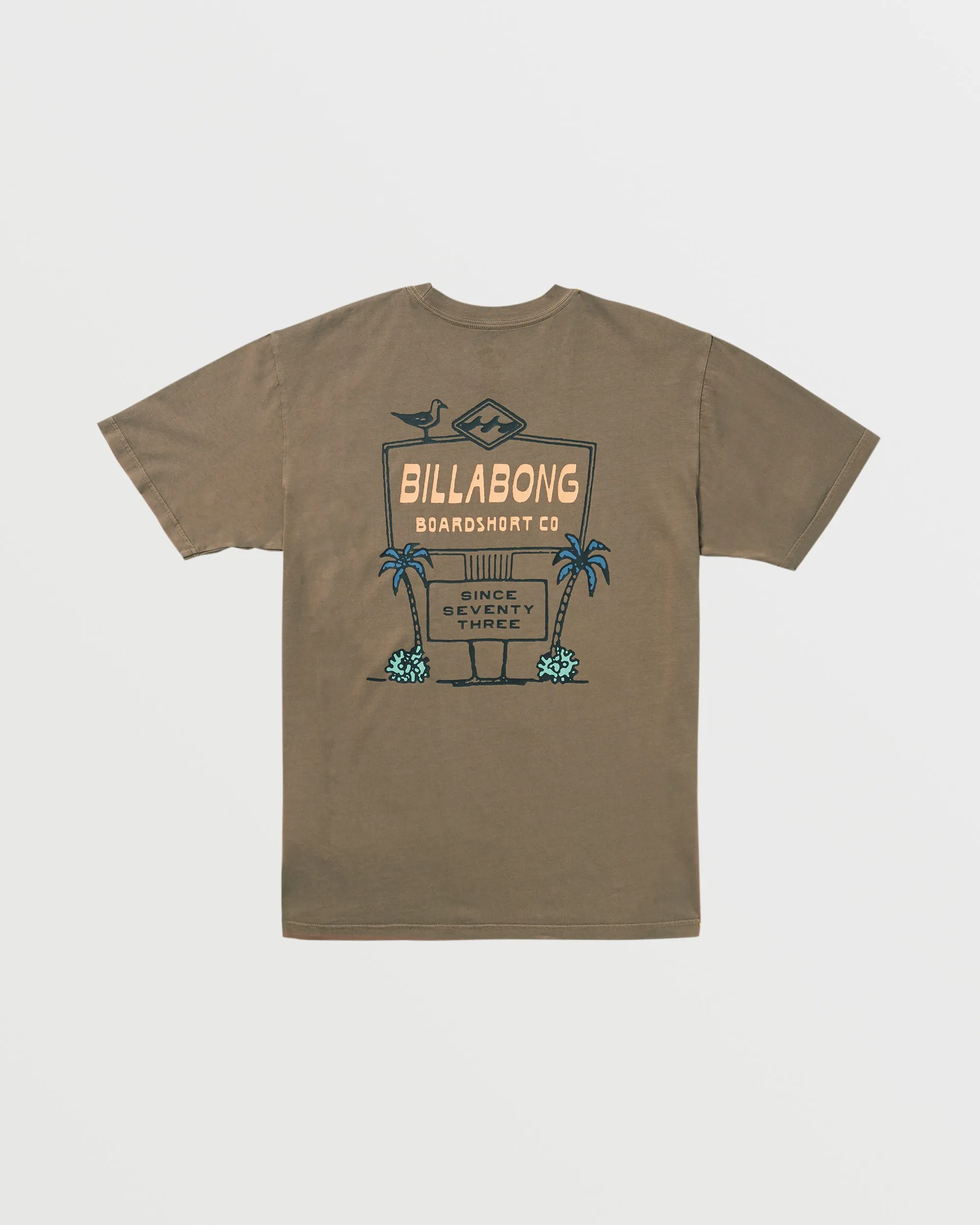 No Vacancy Premium Wave Wash Tee - Brown sold by Billabong product image thumbnail 4