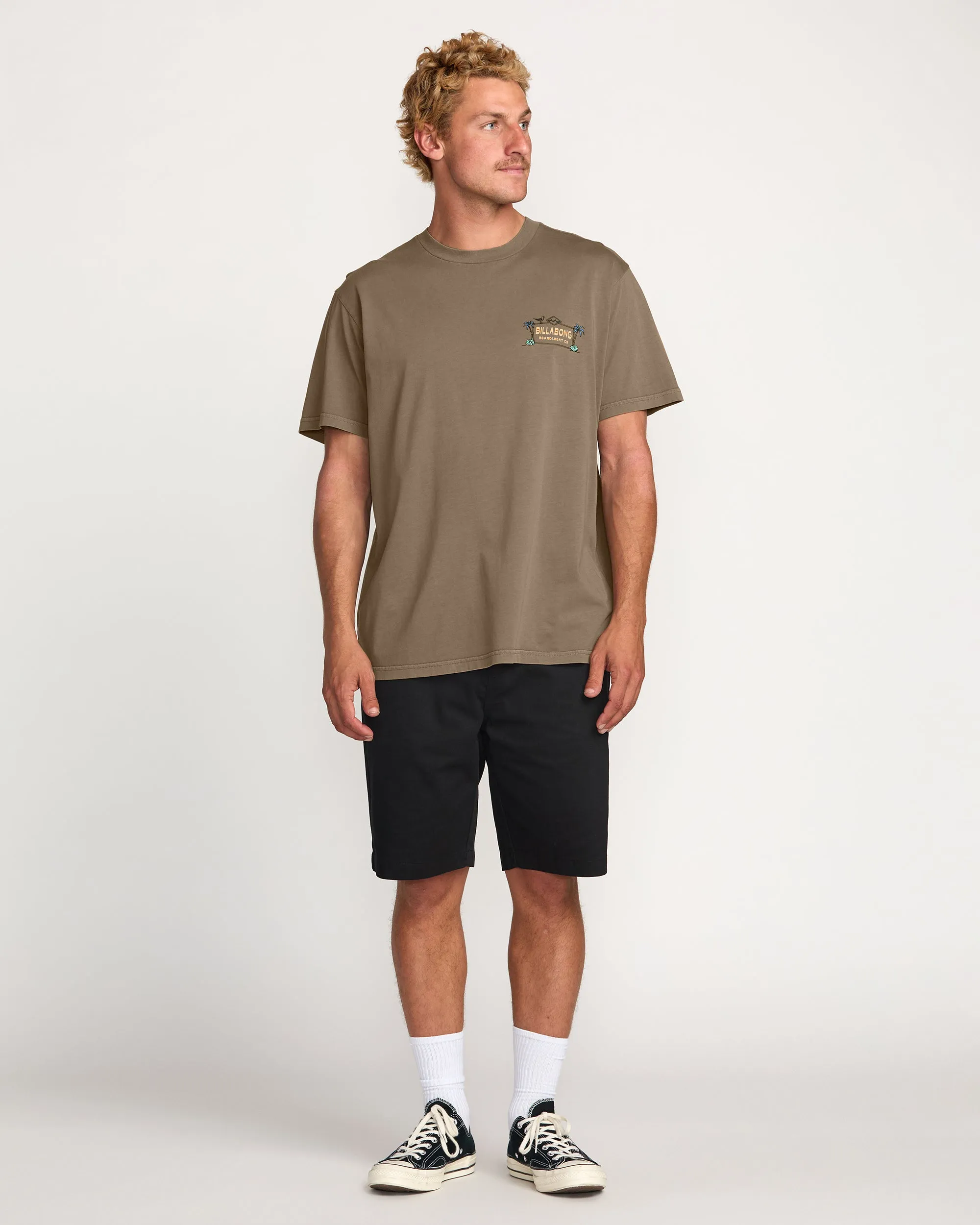 No Vacancy Premium Wave Wash Tee - Brown sold by Billabong product image thumbnail 5