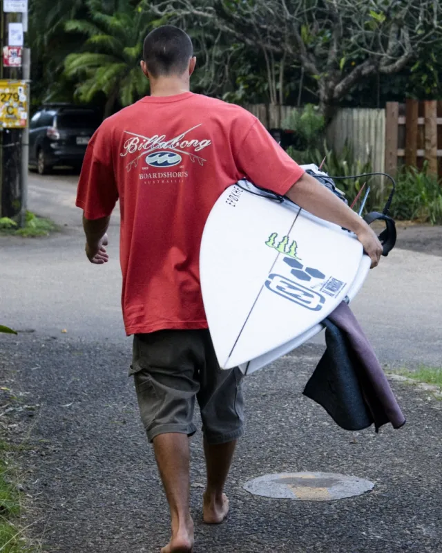 Crossboards OG Tee - Burnt Red sold by Billabong