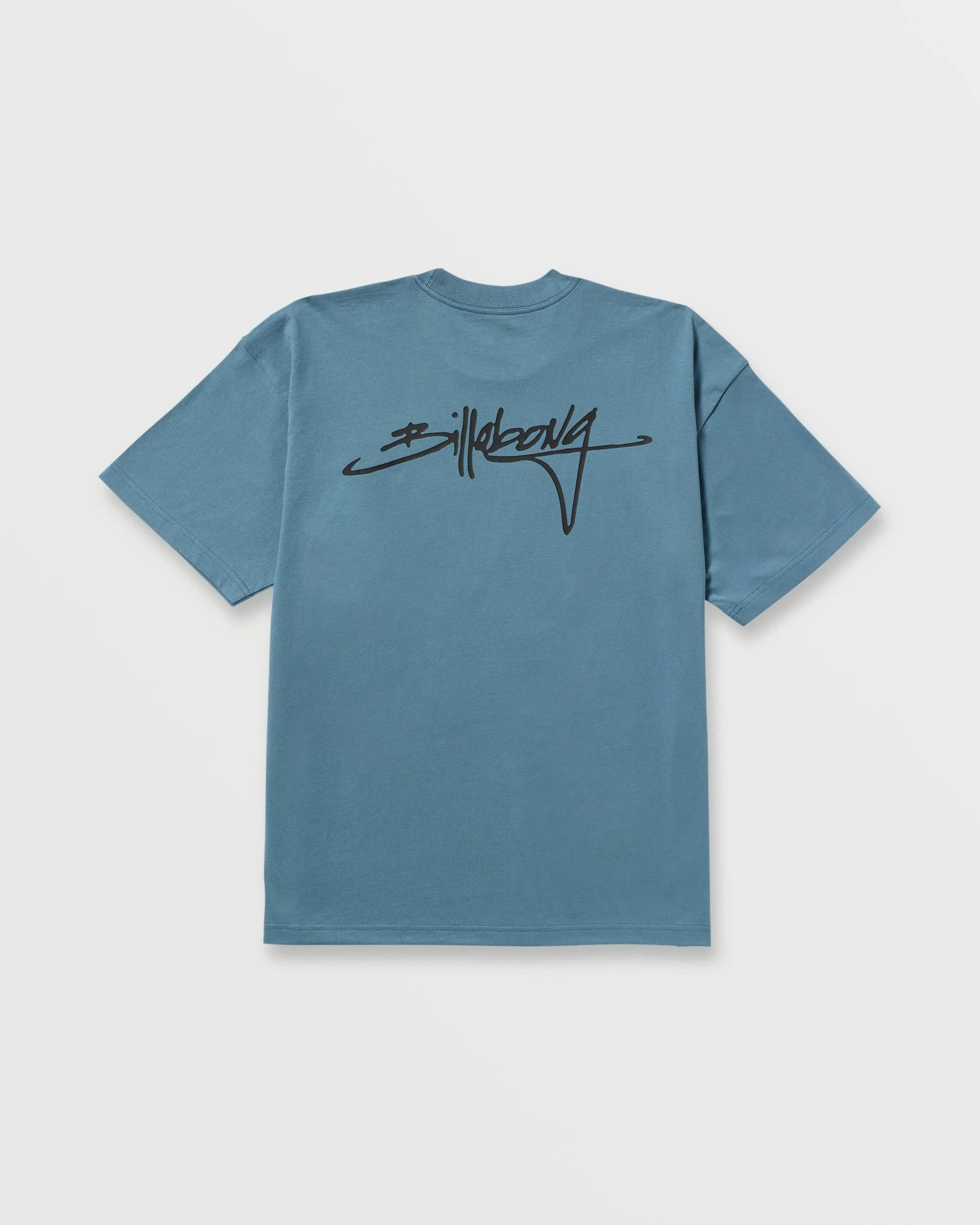 Bracket Script OG Tee - Carolina Blue sold by Billabong product image thumbnail 4
