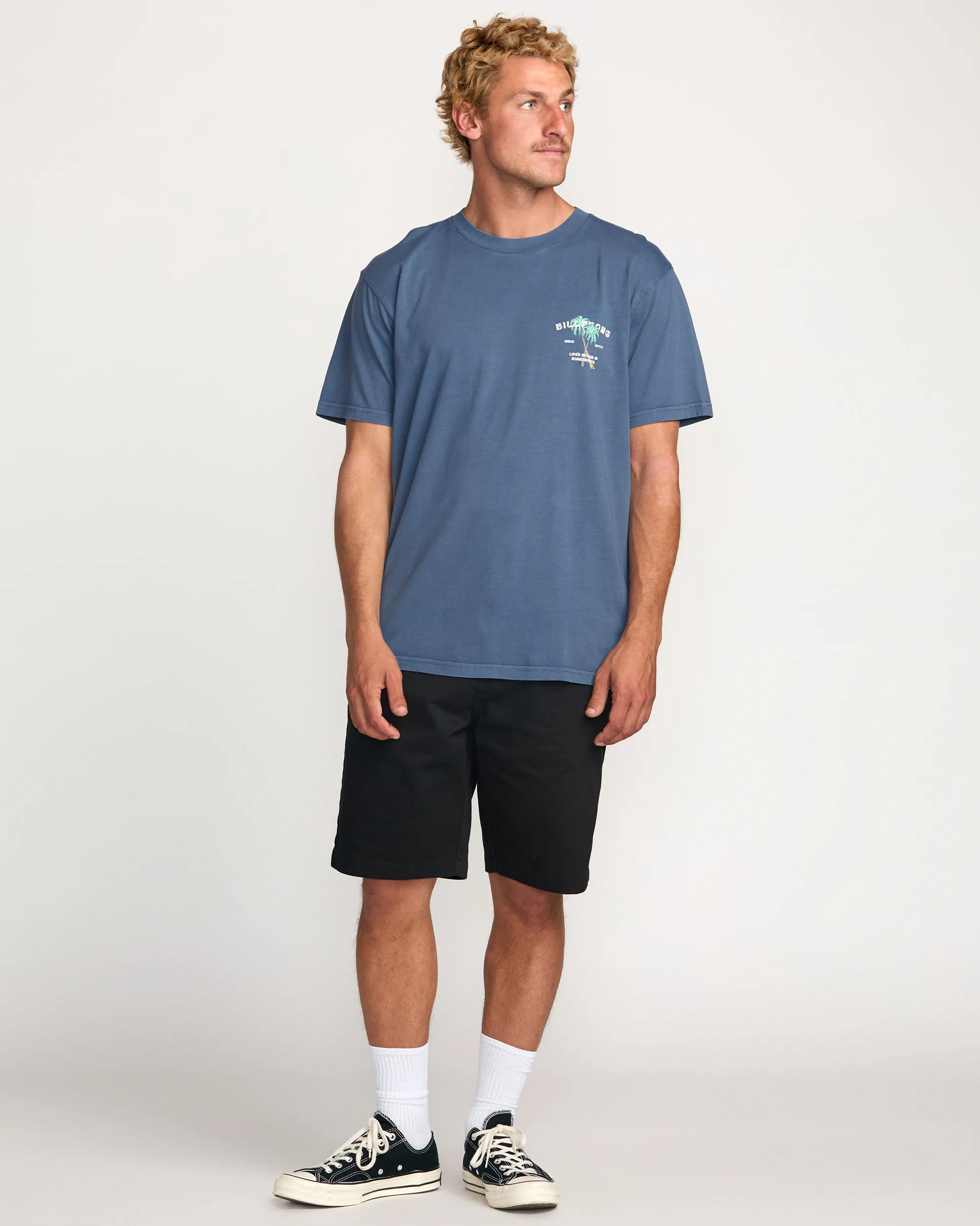 Better Premium Wave Wash Short Sleeve T-Shirt - Deep Blue sold by Billabong product image thumbnail 5
