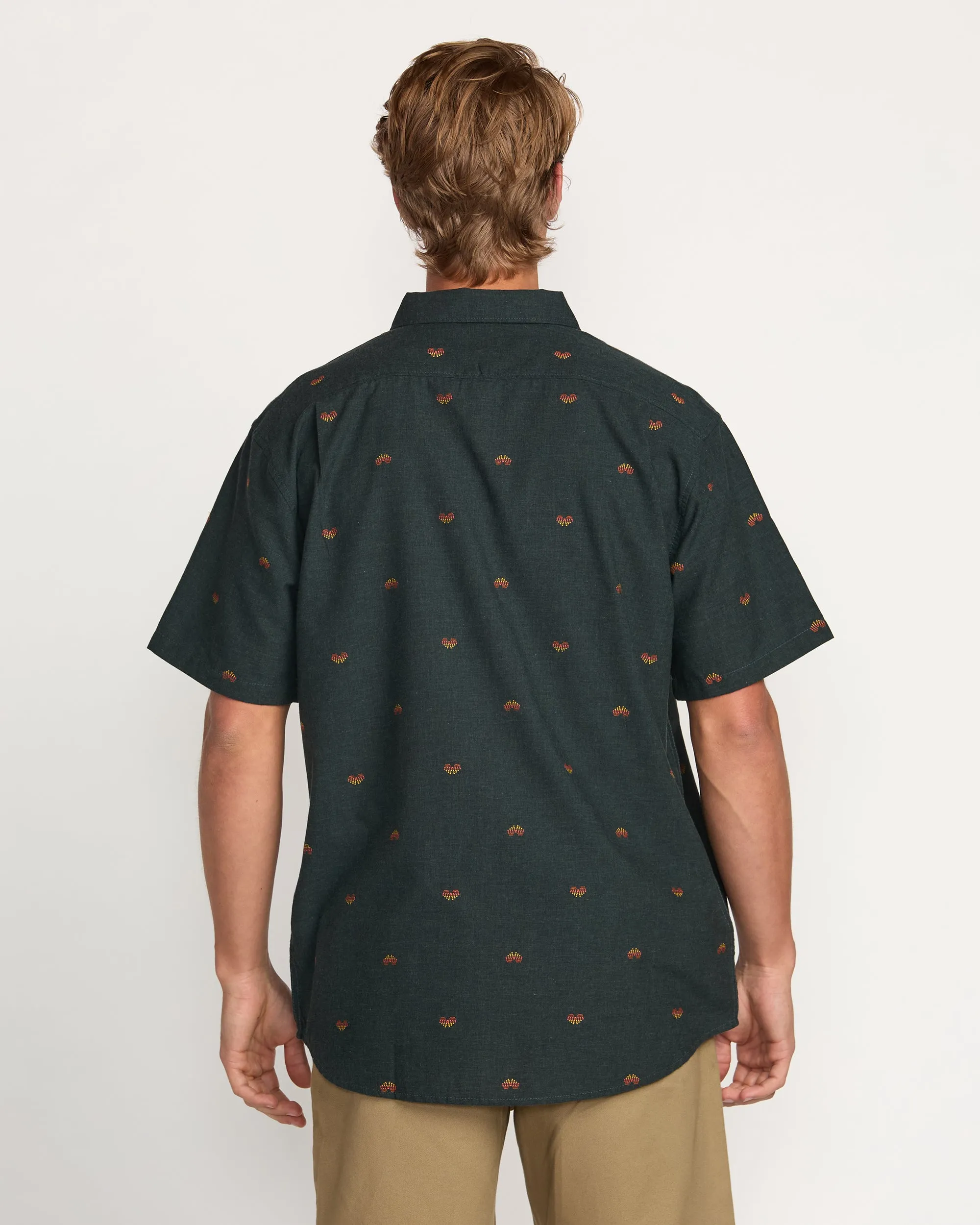 All Day Jacquard Short Sleeve Shirt - Stealth sold by Billabong product image thumbnail 2