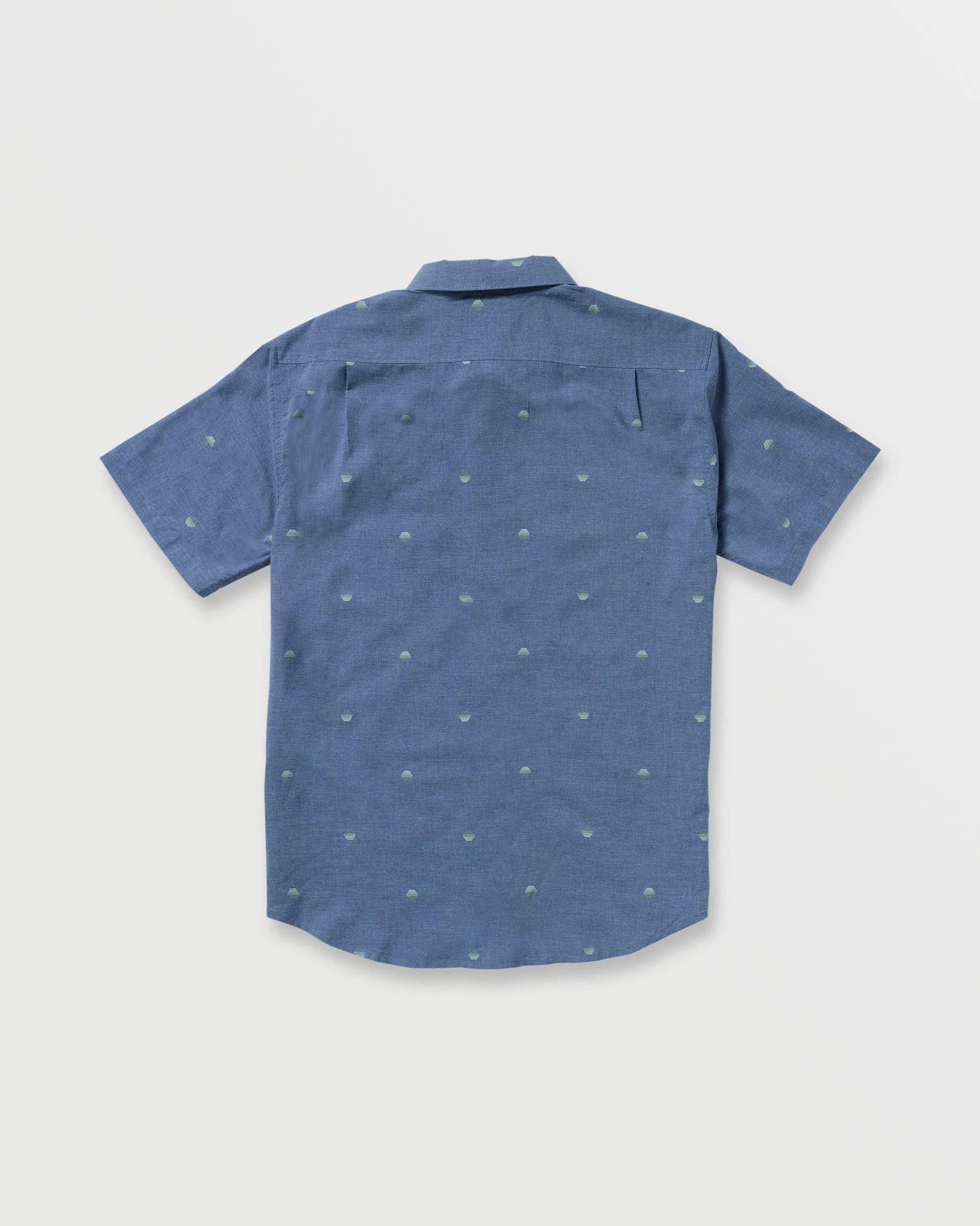 All Day Jacquard Short Sleeve Shirt - Deep Blue sold by Billabong product image thumbnail 4