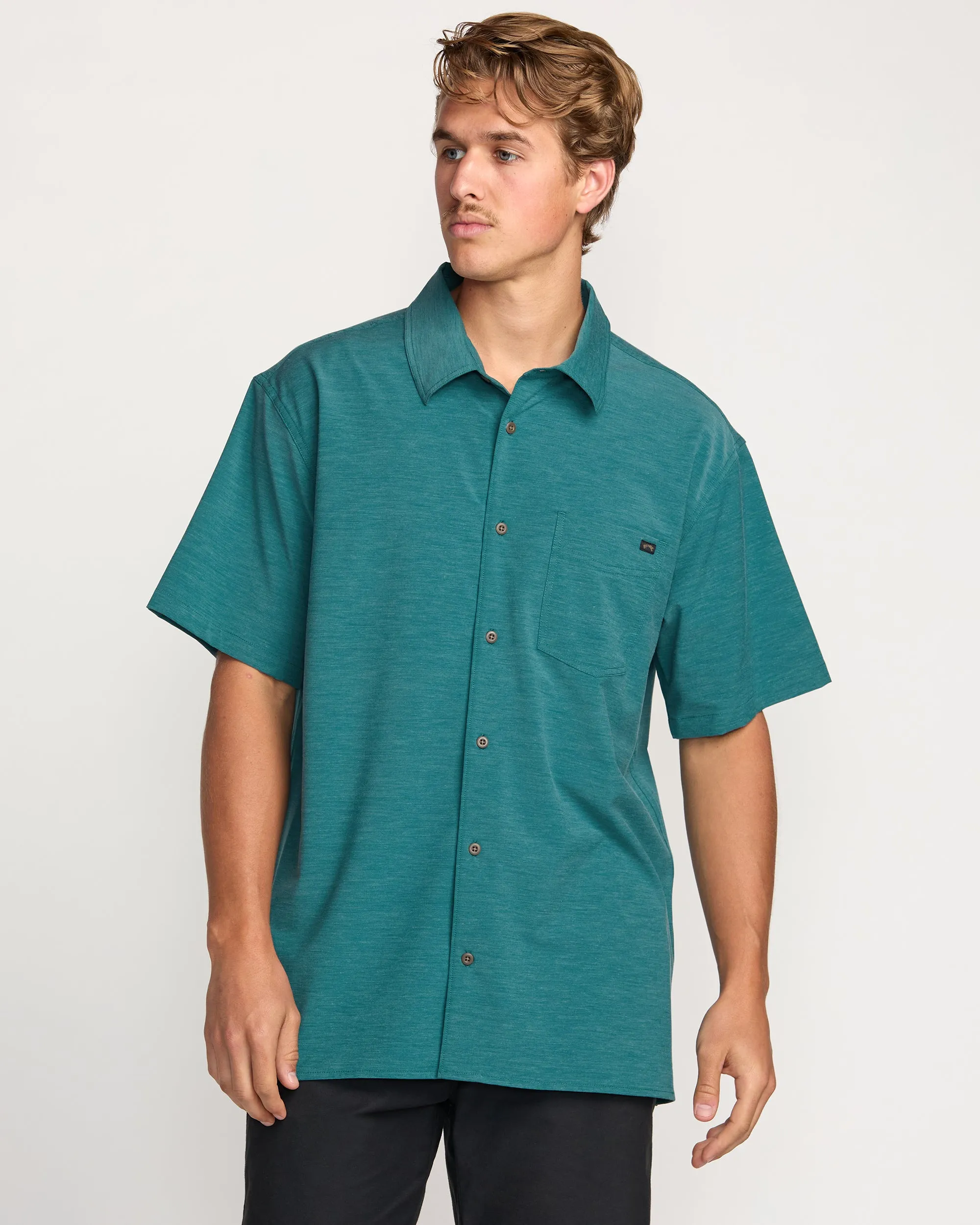 Surftrek Transit Short Sleeve Shirt - Marine sold by Billabong