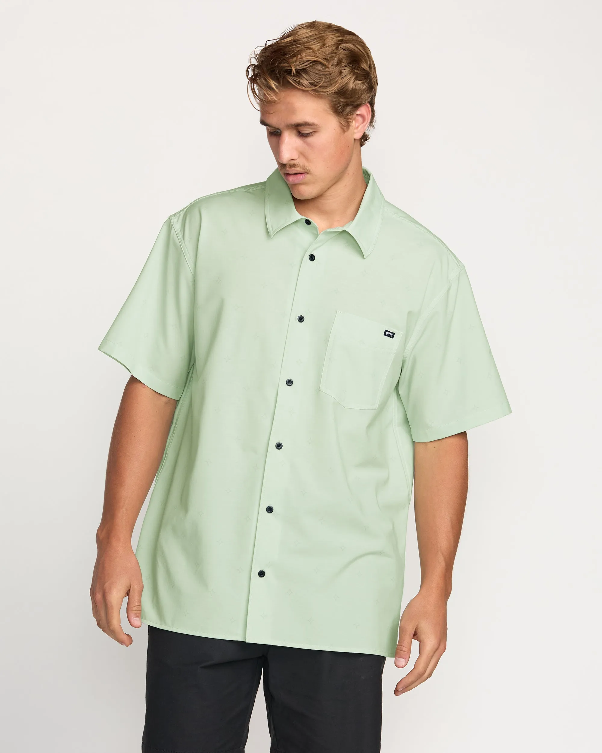 Surftrek Transit Short Sleeve Shirt - Seafoam sold by Billabong