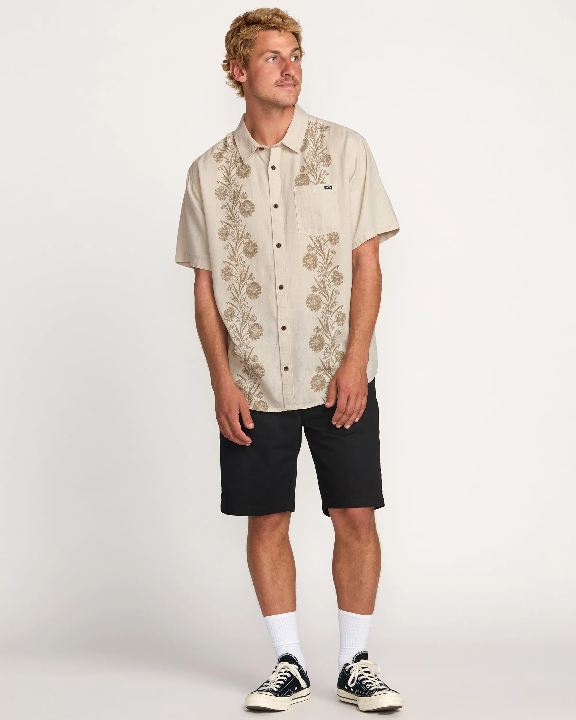 Cordoba Short Sleeve Shirt - Stone sold by Billabong product image thumbnail 5