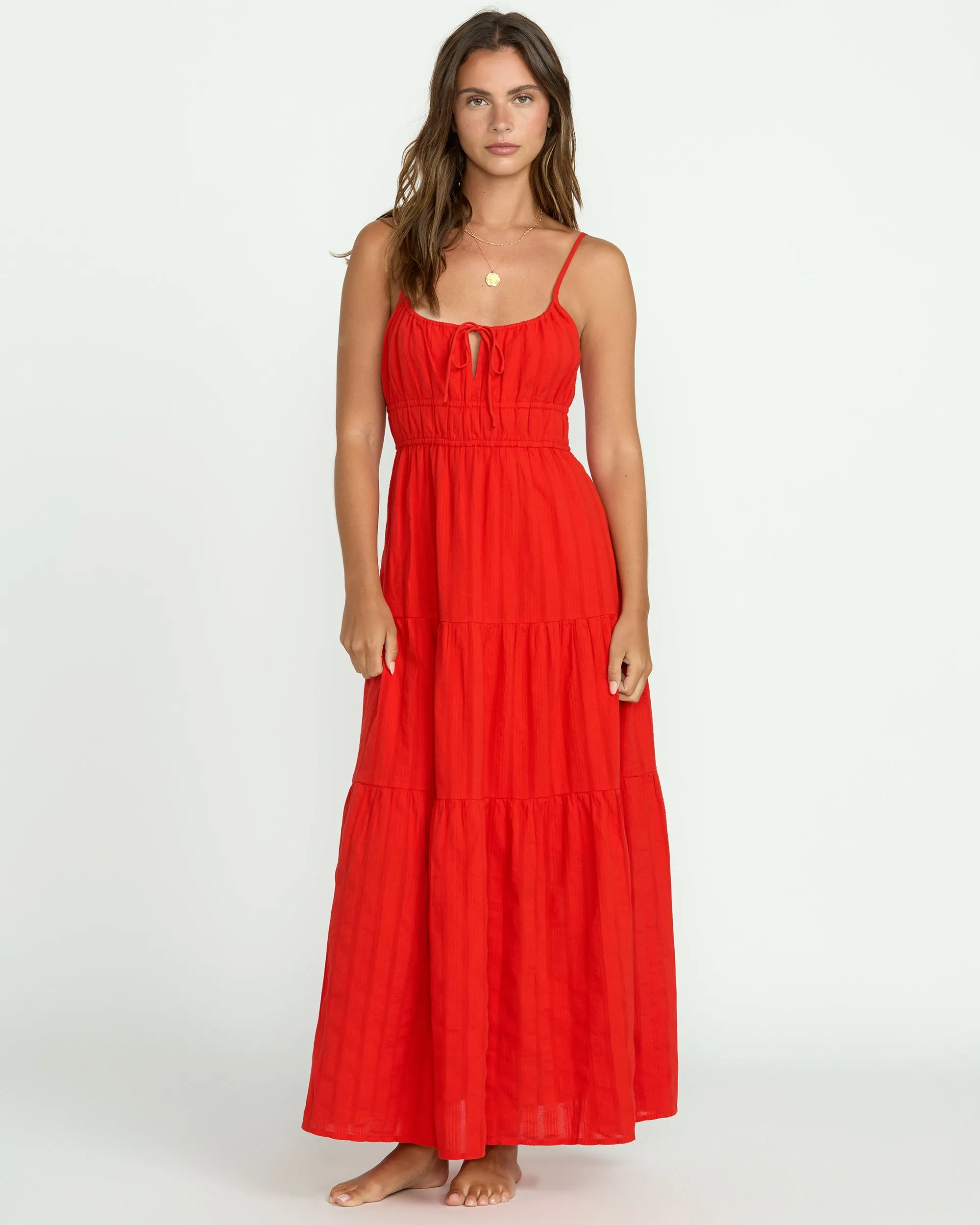 Red Aloha Maxi Dress - Red Aloha sold by Billabong product image thumbnail 2