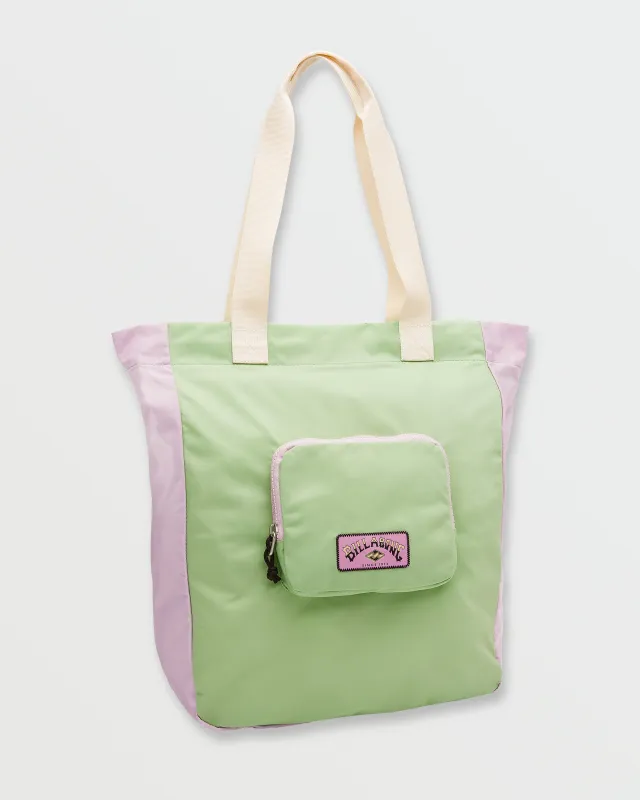 Lightweight Packable Tote Bag - Pistachio sold by Billabong