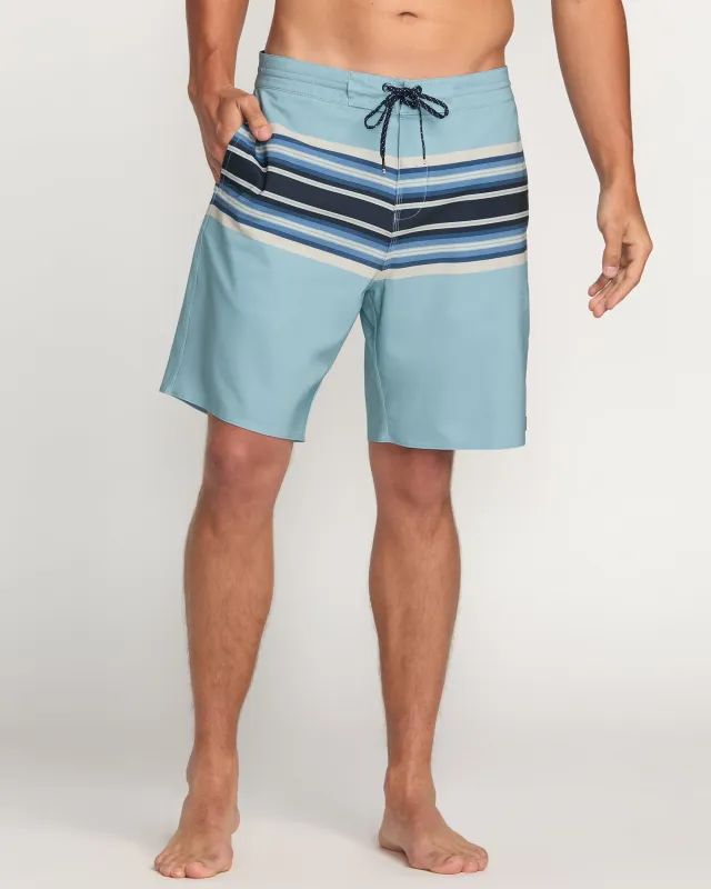 Spinner Lo Tide Boardshorts - Washed Blue sold by Billabong