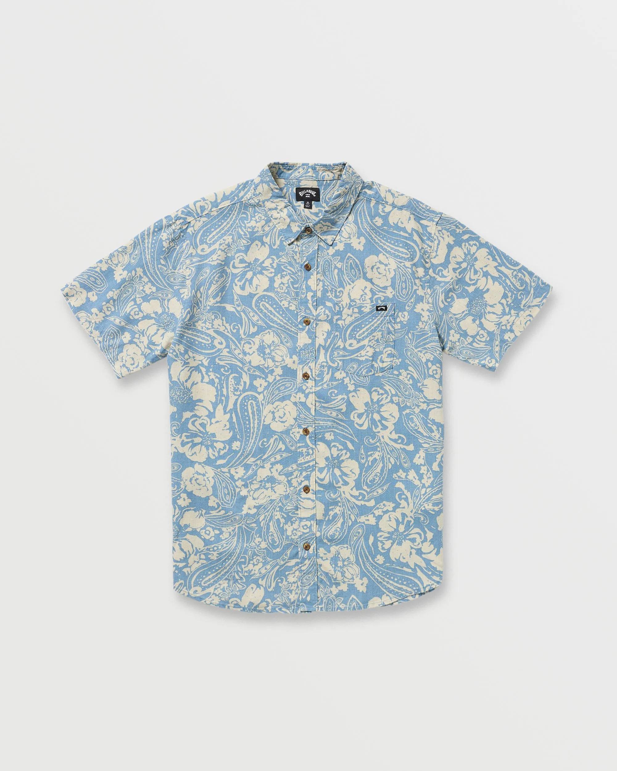 Cordoba Short Sleeve Shirt - Carolina Blue sold by Billabong product image thumbnail 4