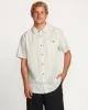 All Day Stripe Short Sleeve Shirt - Off White sold by Billabong