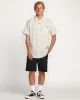 All Day Stripe Short Sleeve Shirt - Off White sold by Billabong