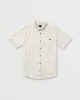 All Day Stripe Short Sleeve Shirt - Off White sold by Billabong