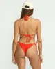 Red Aloha Tie-Side Tanga Bikini Bottom - Red Aloha sold by Billabong