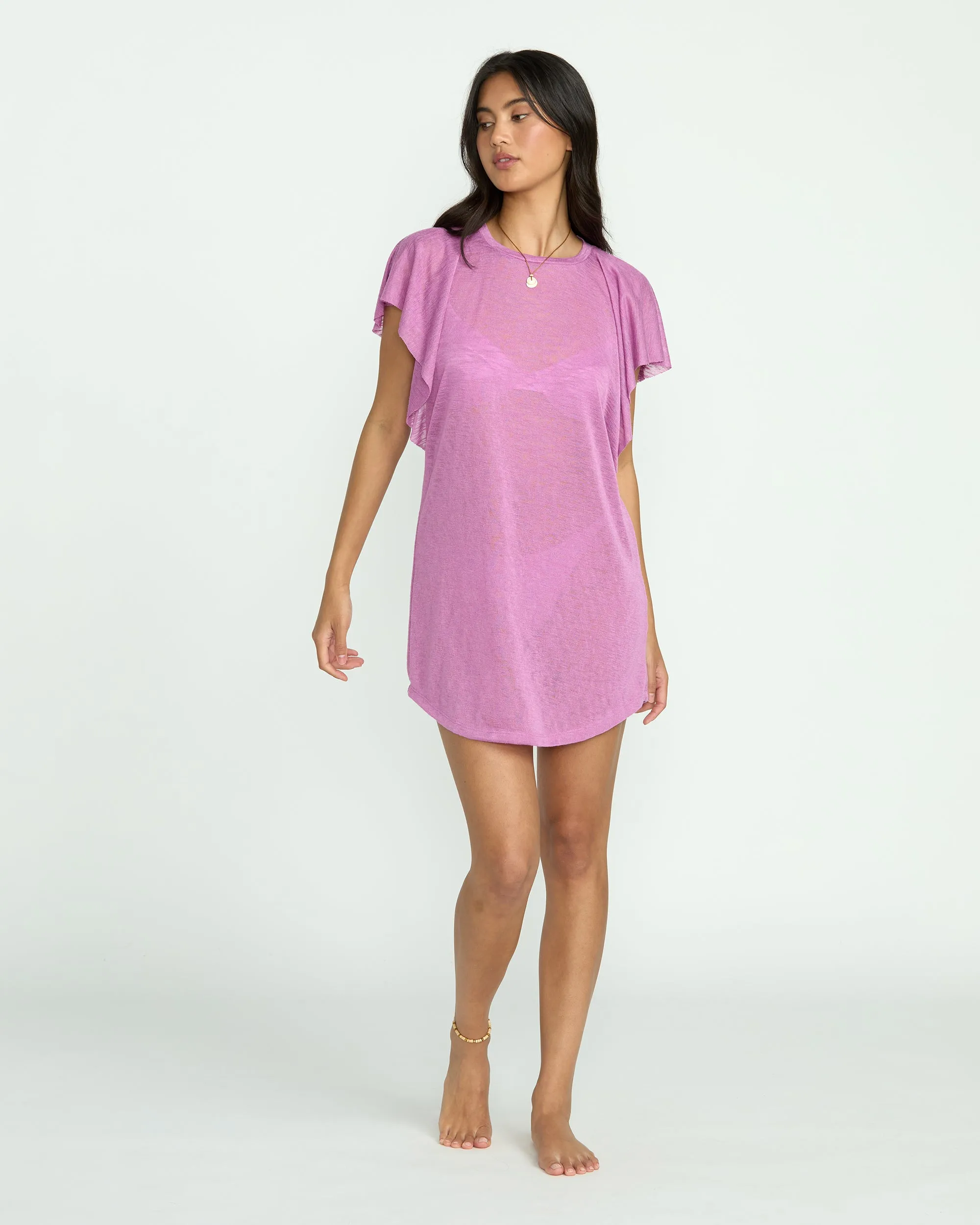 Out For Waves Coverup Dress - Bright Rose sold by Billabong
