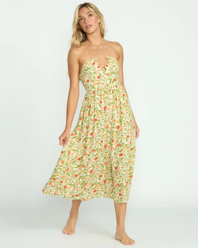 In Your Heart Midi Dress - Multi made by Billabong