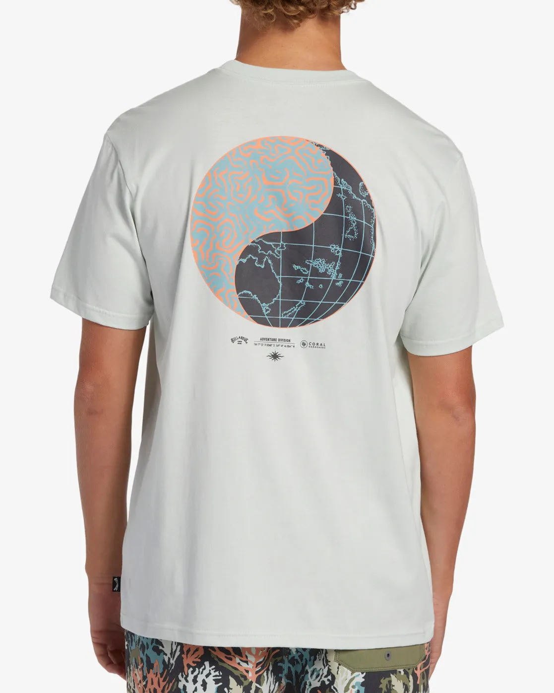 Coral Gardeners Yin Yang T-Shirt - Clear Sky sold by Billabong product image thumbnail 3