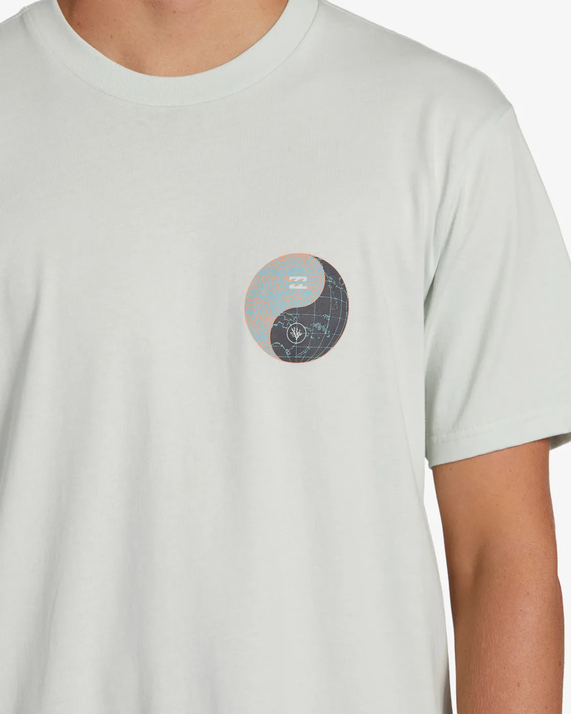 Coral Gardeners Yin Yang T-Shirt - Clear Sky sold by Billabong product image thumbnail 5