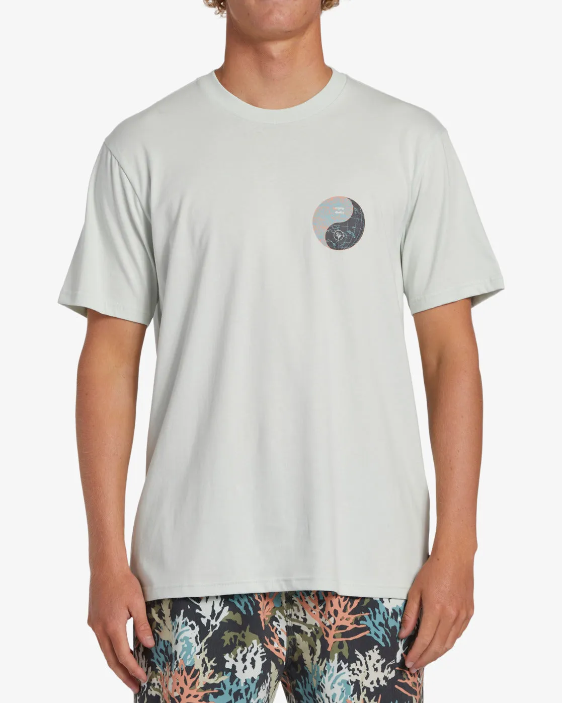 Coral Gardeners Yin Yang T-Shirt - Clear Sky sold by Billabong product image thumbnail 2