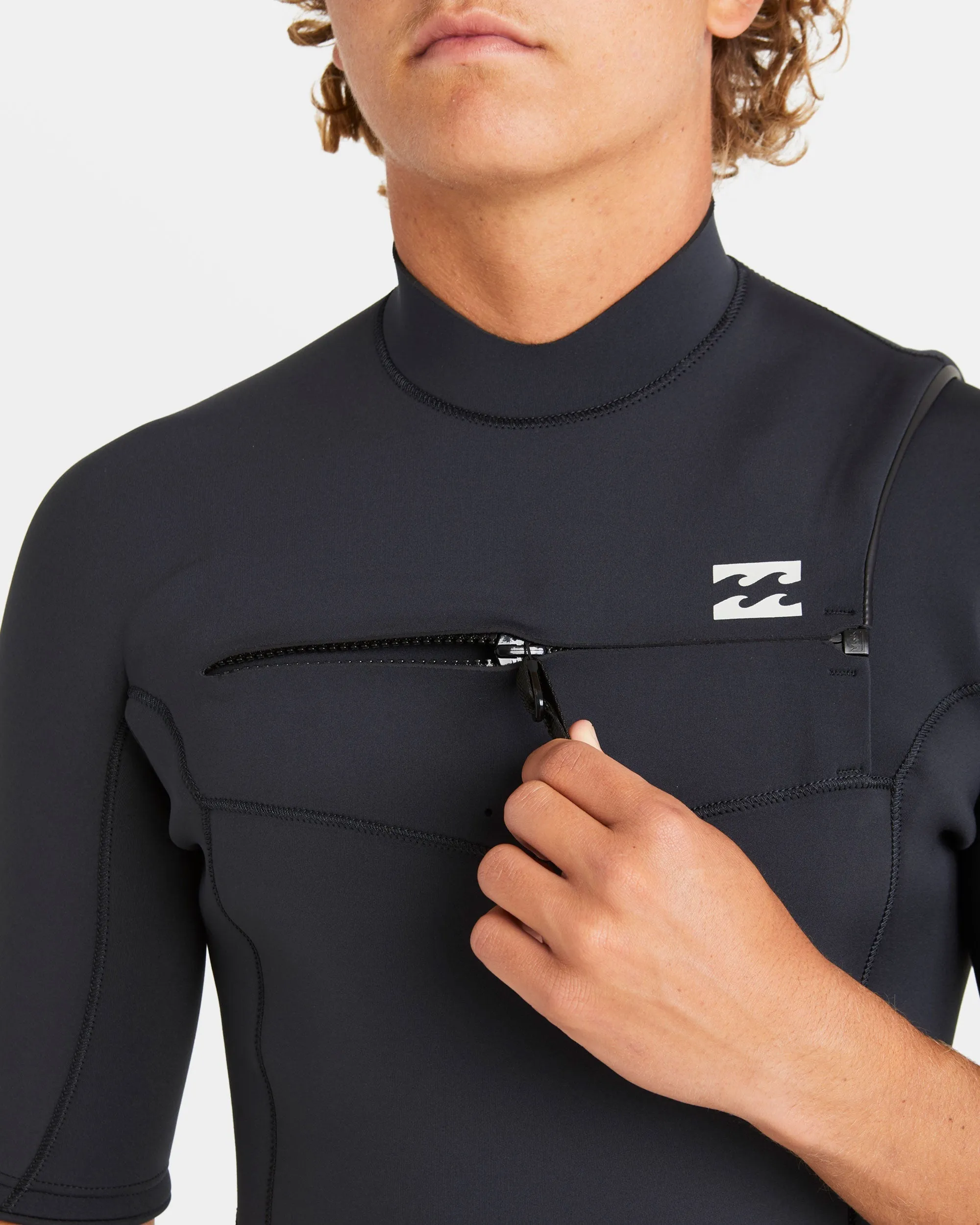 2/2mm Absolute Natural Upcycler GBS Chest Zip Wetsuit - Black sold by Billabong product image thumbnail 4