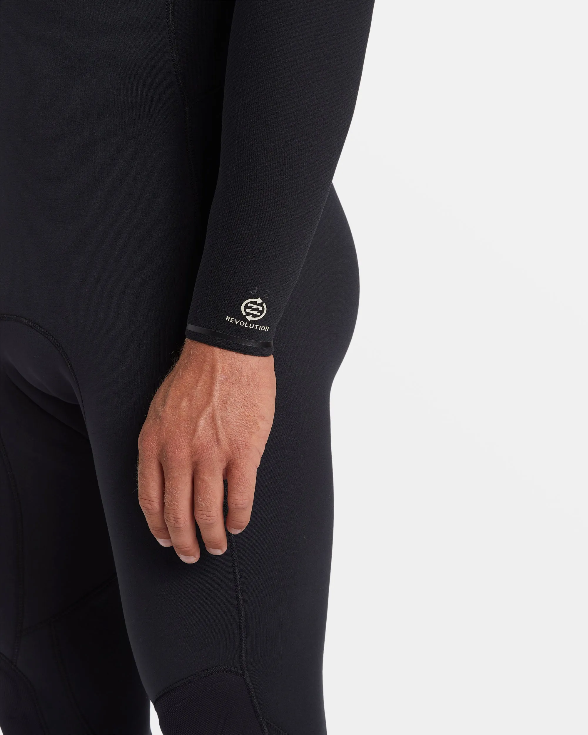 4/3mm Revolution Natural Upcycler GBS Chest Zip Wetsuit - Black sold by Billabong product image thumbnail 3