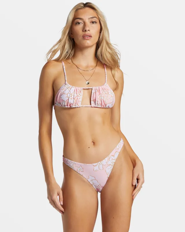 The Tropics Call Alina Bralette Bikini Top - Feelin Peachy sold by Billabong