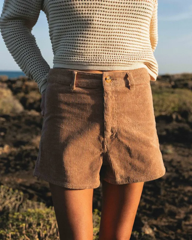 Free Fall Corduroy Shorts - Biscuit sold by Billabong
