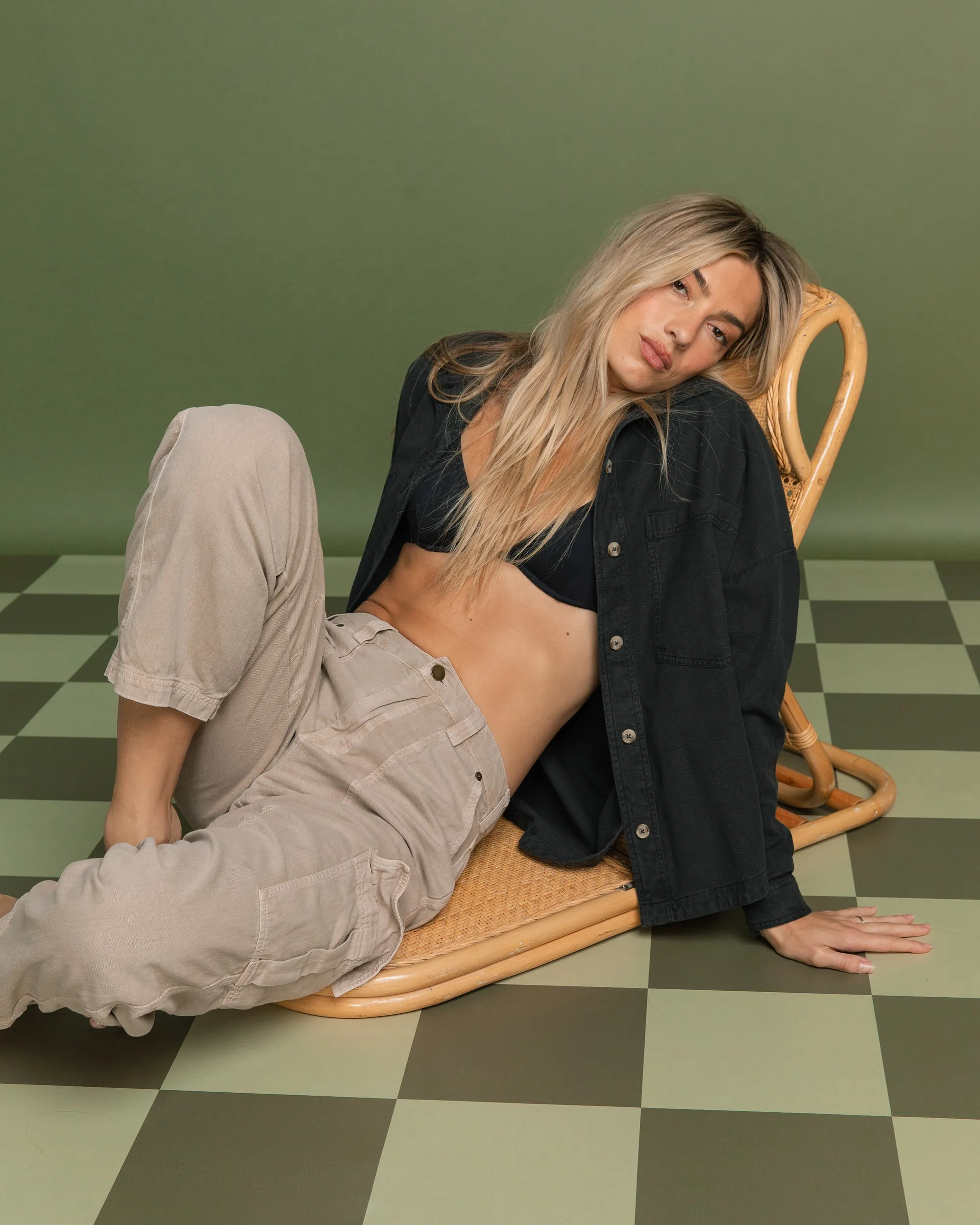 Everytime Oversized Shacket - Black Sands sold by Billabong