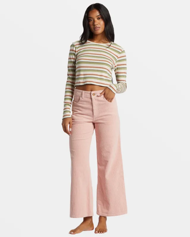 Be Free Corduroy Pants - Dusty Peach sold by Billabong