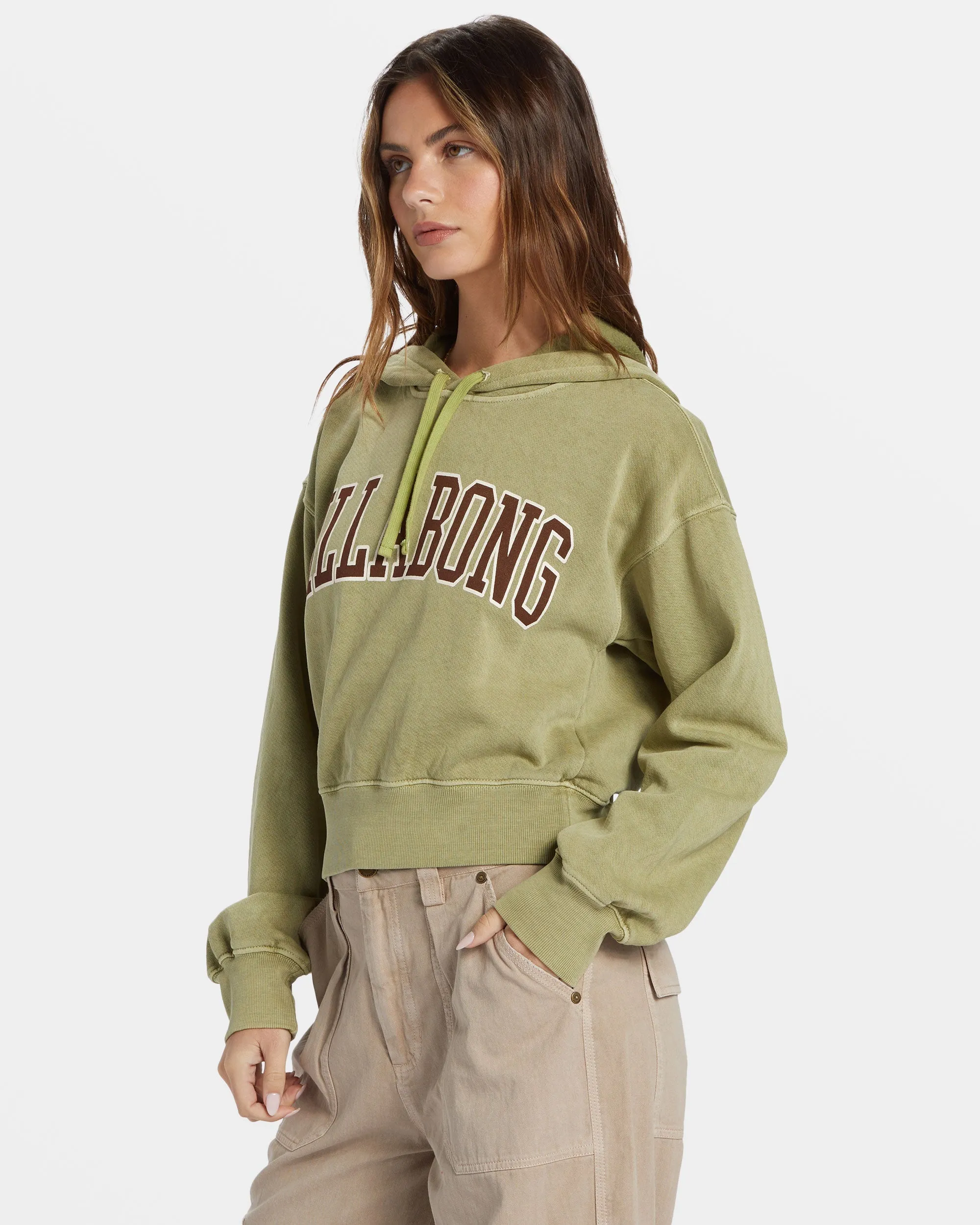 All Time Fleece Pullover Sweatshirt - Avocado sold by Billabong product image thumbnail 3