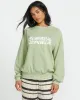The Waves Crew Sweatshirt  - Pistachio sold by Billabong