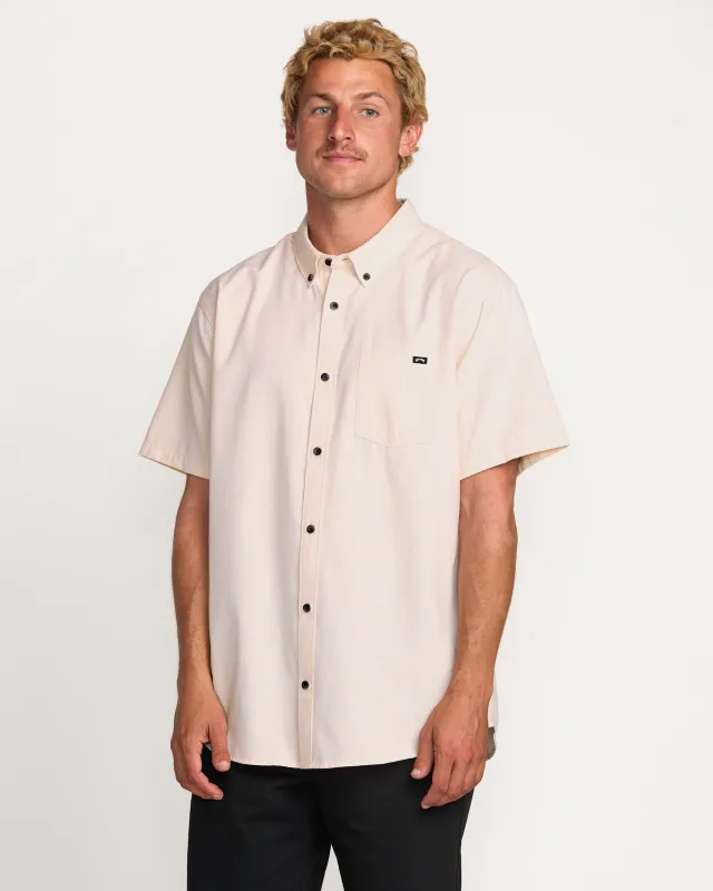 All Day Short Sleeve Shirt - Coral Haze sold by Billabong
