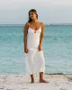 Crystal Clear Midi Dress - Salt Crystal sold by Billabong